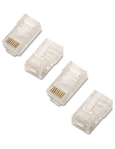 CONECTOR AISENS RJ45 8 HILOS CAT.6 AWG24 10 UDS