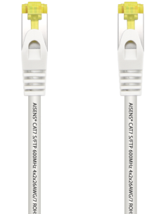 CABLE RED AISENS LATIGUILLO RJ45 LSZH CAT.7 SFTP PIMF 2.0M BLANCO