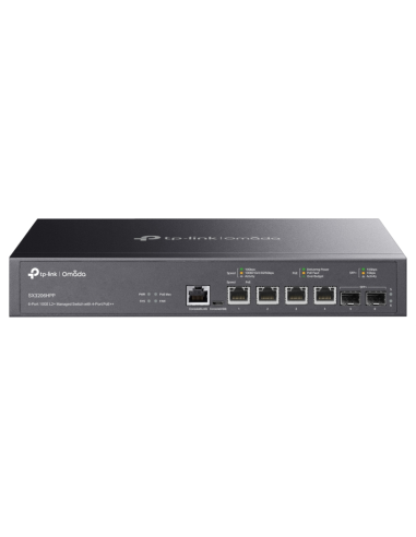 SWITCH TP LINK OMADA TL-SX3206HPP/L2+, 4x10G POE++, 2xSFP+, 1xConsolaRJ45, 1xC