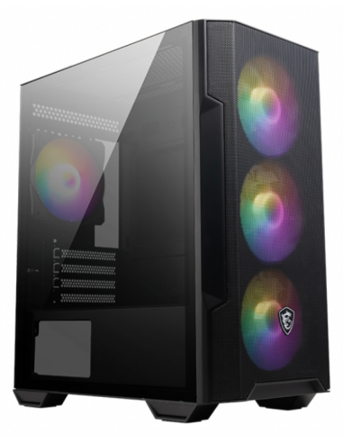 CAJA GAMING MSI MAG FORGE M100R MICRO ATX 2XUSB3.2 ARGB NEGRO