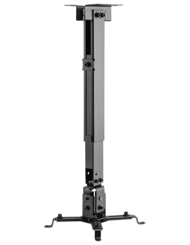 SOPORTE PROYECTOR AISENS TECHO/PARED UNIV INCLINABLE EXTENSIBLE 20KG NEGRO