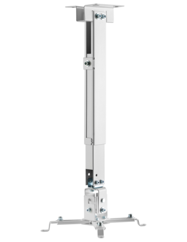 SOPORTE PROYECTOR AISENS TECHO/PARED UNIV INCLINABLE EXTENSIBLE 20KG BLANCO