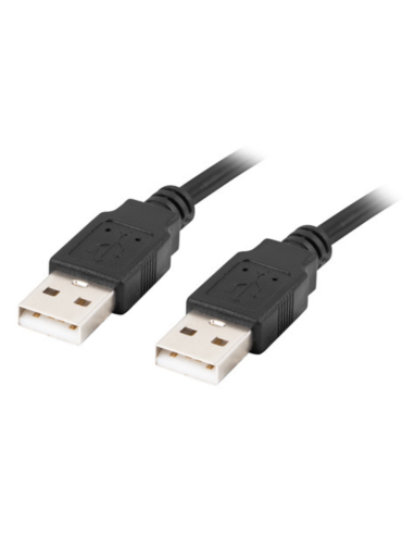 CABLE USB 2.0 LANBERG MACHO/MACHO 1M NEGRO