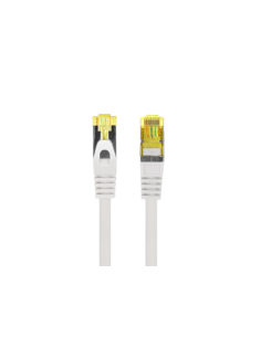 CABLE RED LANBERG LATIGUILLO CAT.6A S/FTP LSZH CU 0.5M GRIS FLUKE PASSED
