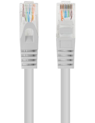 CABLE RED LANBERG LATIGUILLO CAT.6 UTP 7.5M GRIS FLUKE PASSED