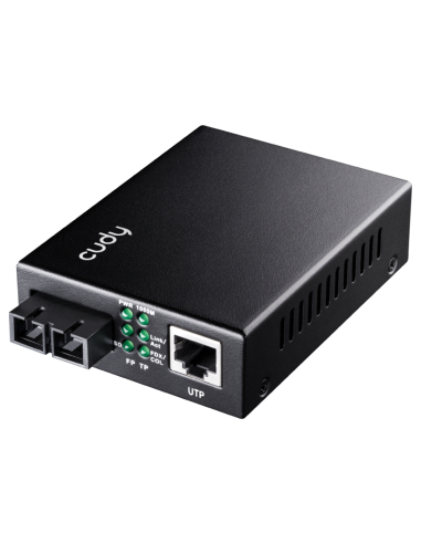 CONVERSOR CUDY 10/100/1000M GIGABIT ETHERNET MEDIA CONVERTER