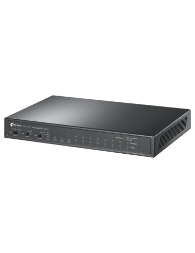 SWITCH TP-LINK NO GESTIONABLE 8 PORT 10/100 2 PORT GIGABIT 1 PORT SFP