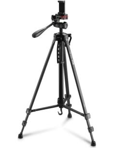 TRIPODE HAMA STAR 153 3D PARA CAMARAS UNIVERSAL / SMARTPHONE / HASTA 153 cm / NEGRO / FUNDA TRANSPORTE / 4007249046673