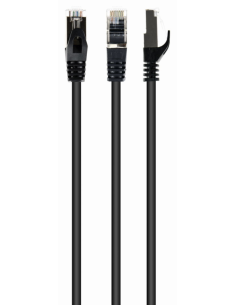 CABLE RED S-FTP GEMBIRD CAT 6A LSZH NEGRO 1 M