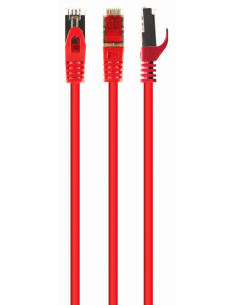 CABLE RED S-FTP GEMBIRD CAT 6A LSZH ROJO 0,5 M