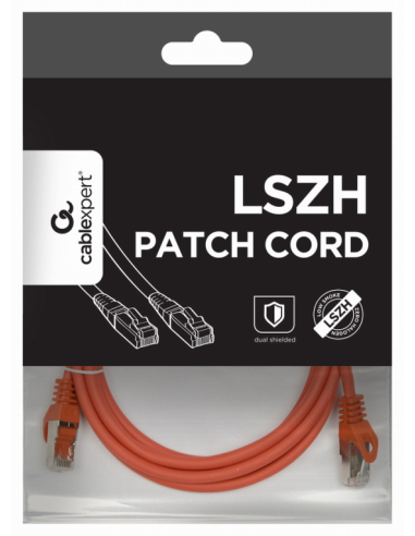 CABLE RED S-FTP GEMBIRD CAT 6A LSZH ROJO 2M