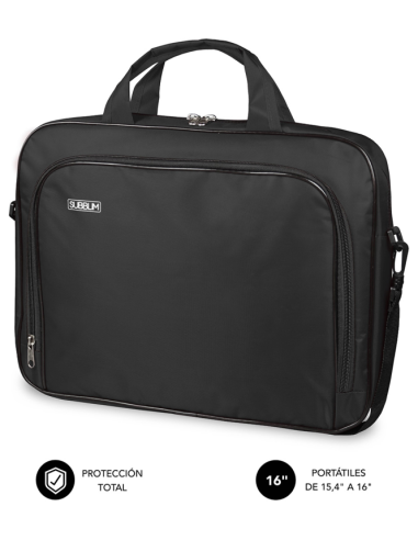 MALETIN SUBBLIM OXFORD 15,4-16" BLACK