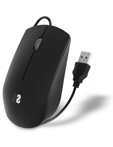 RATON SUBBLIM BUSINESS SILENCIOSO 1200 DPI NEGRO USB