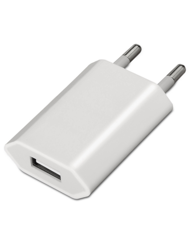 MINI CARGADOR AISENS USB 5V/1A BLANCO