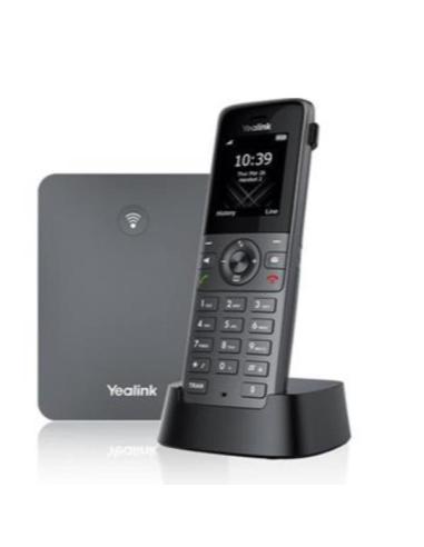 TELEFONO IP YEALINK W73P INALAMBRICO DECT / FULL DUPLEX SONIDO HD / 20 LLAMADAS SIMULTANEA / 10 CUENTAS SIP / 10 TFNO DECT /