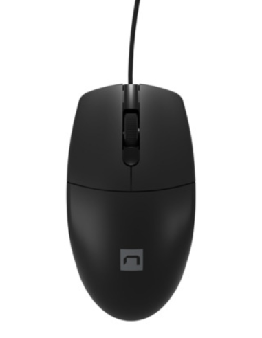 RATON NATEC RUFF PLUS 1200DPI OPTICO NEGRO USB