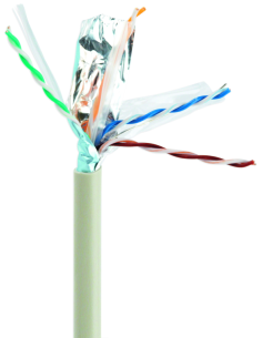 CABLE RED CAT6 FTP GEMBIRD PREMIUM CCA SOLIDO ECA 100 M