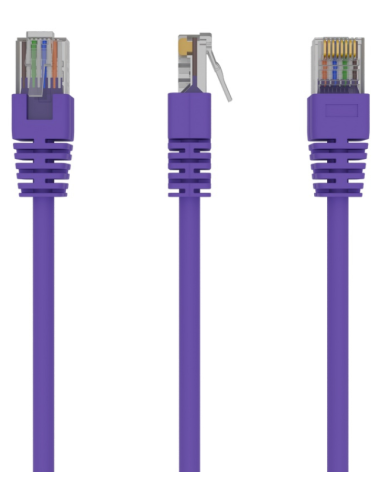 CABLE RED CAT5E GEMBIRD UTP VIOLETA 0,5 M