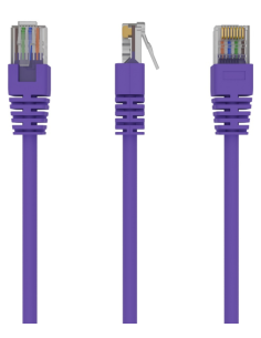 CABLE RED CAT5E GEMBIRD UTP VIOLETA 1M