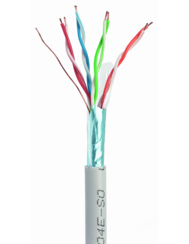 CABLE RED FTP GEMBIRD CAT5E CCA PREMIUM SOLIDO 100 M