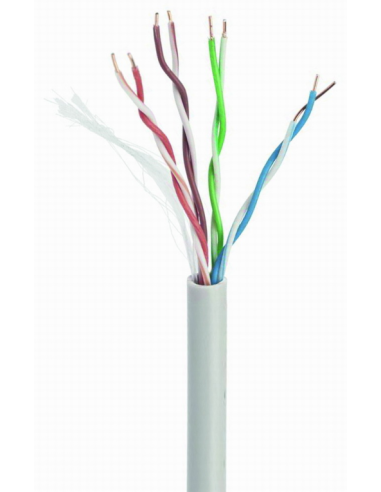 GEMBIRD CABLE RED UTP CAT5E CCA PREMIUM SOLIDO 100 M