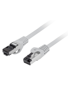 CABLE RED LANBERG LATIGUILLO CAT.8.1 S/FTP LSZH CU 2M GRIS FLUKE PASSED