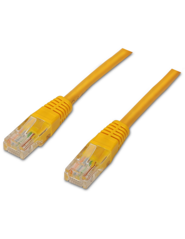 CABLE DE RED AISENS LATIGUILLO RJ45 CAT.6 UTP AWG24 AMARILLO 0.5M