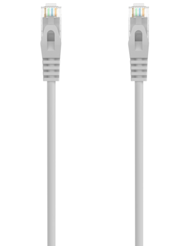 CABLE RED AISENS LATIGUILLO RJ45 LSZH CAT.6A UTP AWG24 1.5M GRIS