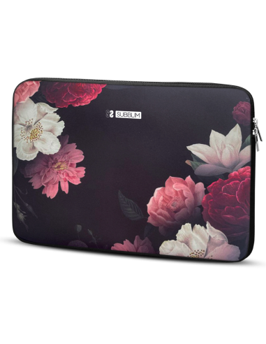 FUNDA PORTATIL SUBBLIM TRENDY SLEEVE NEO FLOWERS 15,6"