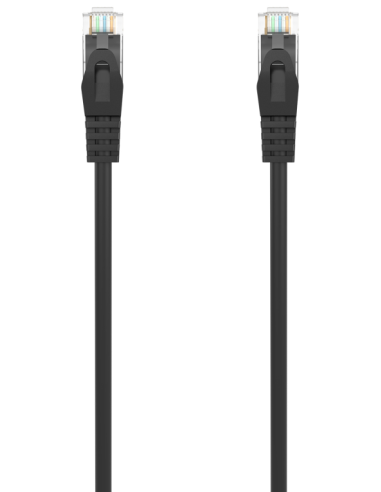 CABLE RED AISENS LATIGUILLO RJ45 LSZH CAT.6A UTP AWG24 0.5M NEGRO