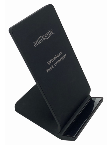 SOPORTE DE TELEFONO GEMBIRD CON CARGADOR INALAMBRICO , 10 W, COLOR NEGRO