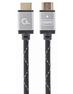 CABLE TRENZADO HDMI 2.0 4K 60HZ GEMBIRD SELECT PLUS SERIES CON ETHERNET 3M NEGRO