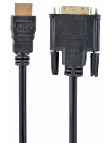 CABLE HDMI GEMBIRD A DVI MACHO-MACHO CON CONECTORES 4.5M