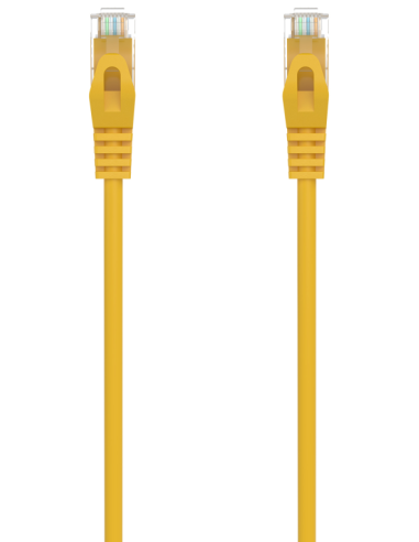 CABLE RED AISENS LATIGUILLO RJ45 LSZH CAT.6A UTP AWG24 0.5M AMARILLO
