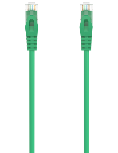 CABLE RED AISENS LATIGUILLO RJ45 LSZH CAT.6A UTP AWG24 1.5M VERDE