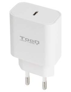 CARGADOR DE PARED TOOQ USB-C PD3.0 20W BLANCO