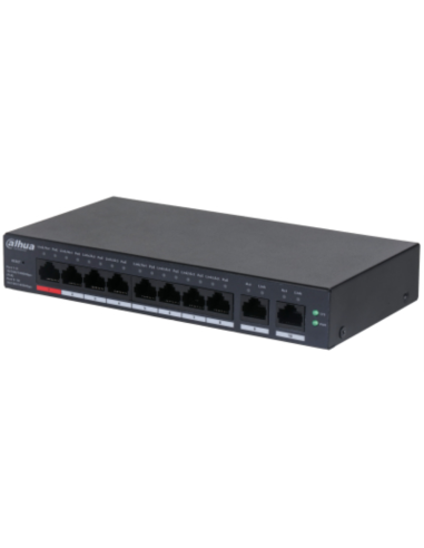 SWITCH CLOUD DAHUA DH-CS4010-8GT-110 GIGABIT SWITCH WITH 8-PORT POE
