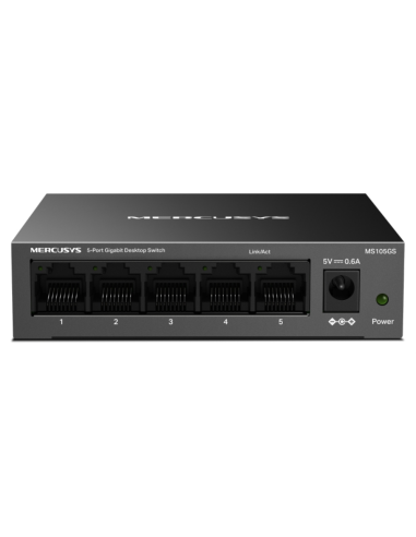 SWITCH MERCUSYS MS150GS DESKTOP 5 PORT GIGABIT