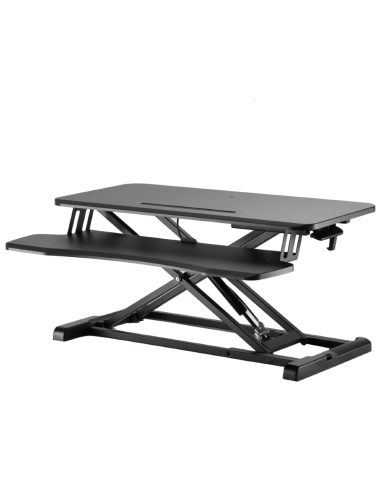 MESA EWENT DE TRABAJO SIT STAND DE ALTURA REGULABLE CON BANDEJA PARA TECLADO