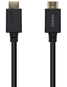 CABLE HDMI AISENS V2.1 ULTRA ALTA VELOCIDAD CERTIFICADO 8K60H M/M 2.0M NEGRO