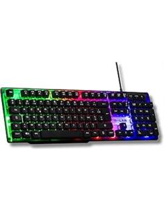 TECLADO GAMING THE G-LAB KEYZ NEON / NEGRO / USB / RGB / MEMBRANA / EXPANDIDO / PN: KEYZ-NEON/SP