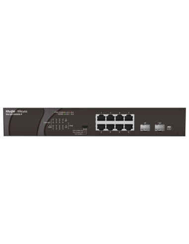SWITCH RUIJIE REYEE RG-ES110GDS-P GIGALAN 8p SFP 2p POE