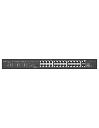 SWITCH RUIJIE REYEE RG-ES126S-P V2 10/100 24p GIGA 2p POE 180w