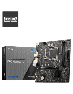 PLACA BASE MSI PRO H610M-G 1700 MATX 2XDDR5