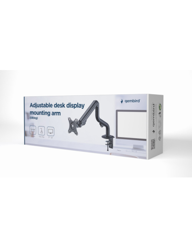 SOPORTE DE PANTALLA GEMBIRD PARA ESCRITORIO AJUSTABLE 17-32 HASTA 8 KG