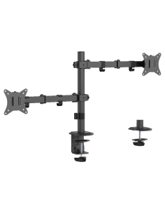 BRAZO DE MONITOR GEMBIRD PARA 2 PANTALLAS DE ESCRITORIO AJUSTABLE 17-32 PULG