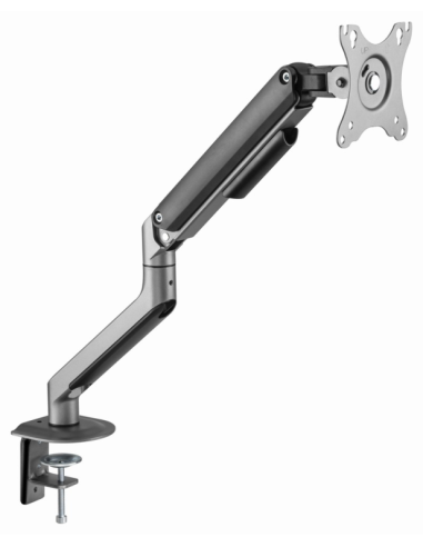 BRAZO AJUSTABLE GEMBIRD PARA MONITOR EN ESCRITORIO GRIS ESPACIAL