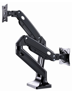 BRAZO DE MONITOR GEMBIRD PARA 2 PANTALLAS DE ESCRITORIO AJUSTABLE 17-32 PULG
