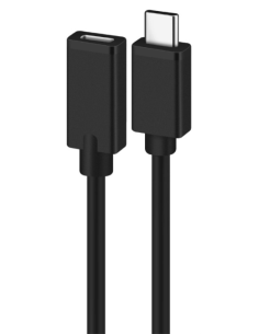 CABLE ALARGADOR USB 2.0 EWENT USB-C MACHO USB-C HEMBRA 1,8m NEGRO