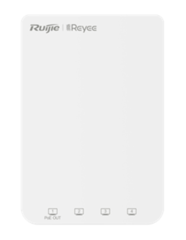 PUNTO DE ACCESO RUIJIE REYEE RG-RAP1200P WIFI5 PARED GIGALAN 4p POE OUT